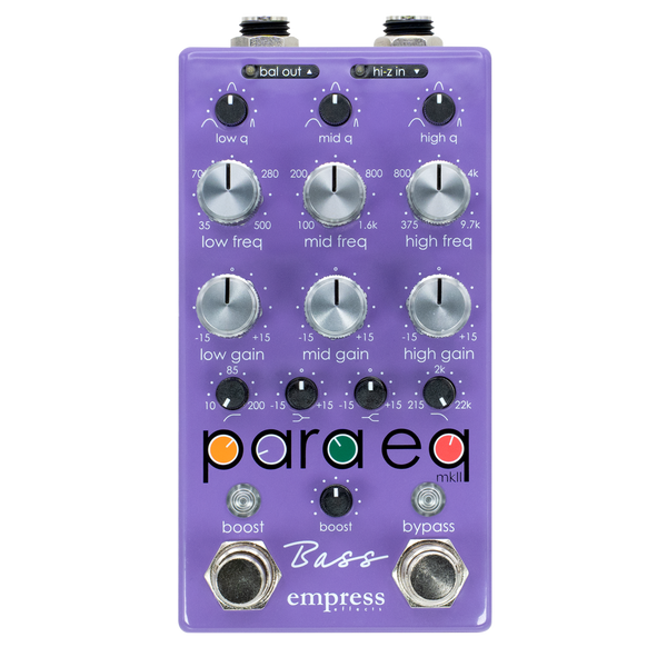 Empress Effects ParaEQ w/Boost エンプレス Bass-ParaEq-Front-Web_grande.