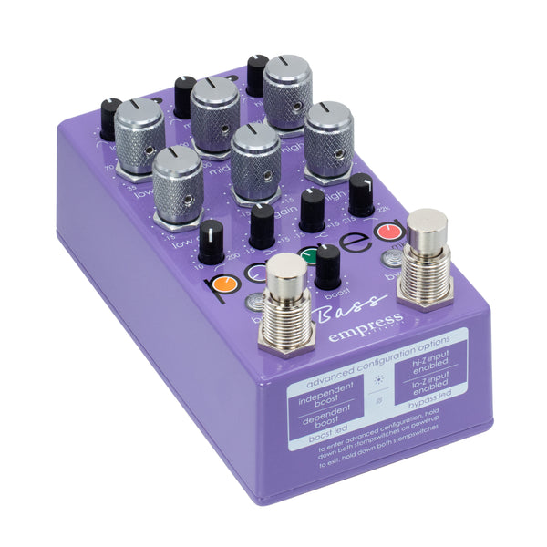 booster pedal for bass Bass ParaEq – Empress Effects Inc