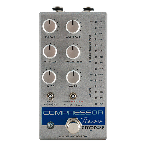 ベース Empress Effects Bass Compressor BassSilverFront_-