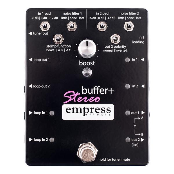 Empress buffer+ ギターエフェクター Buffer+ Stereo – Empress Effects Inc.