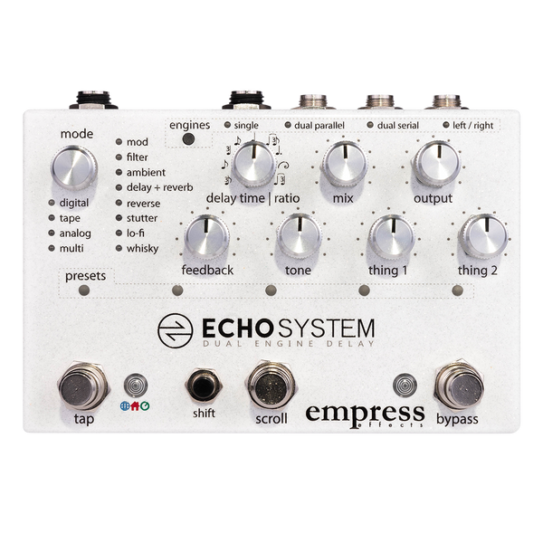 Echosystem - Dual Engine Multi-Mode Delay Pedal - Empress Effects