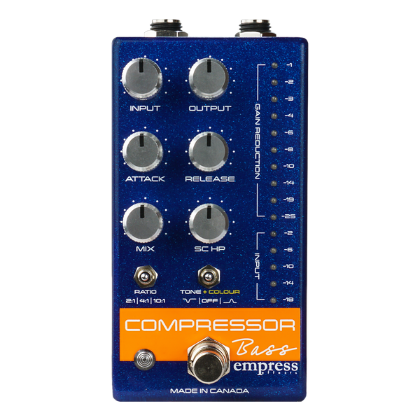 【ベース用】Empress Compressor Bass ベースエフェクター Bass Compressor – Empress Effects Inc.