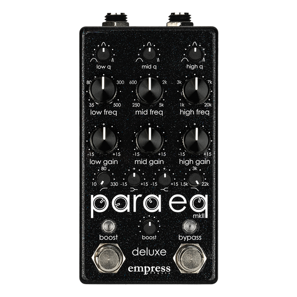 ギター Empress Effects ParaEQ MKII Deluxe ParaEq MKII Deluxe Black – Empress Effects Inc.