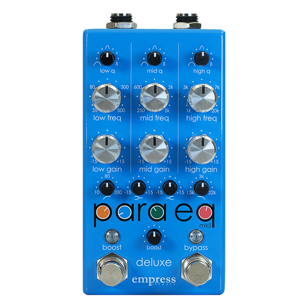 ベース Empress Effects ParaEq w/Boost ParaEq MKII Deluxe – Empress Effects Inc.