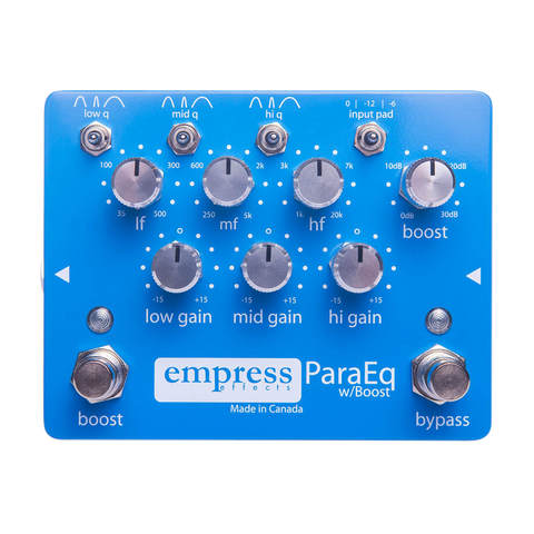 ギター Empress ParaEq with Boost(3053) ParaEq – Empress Effects Inc.