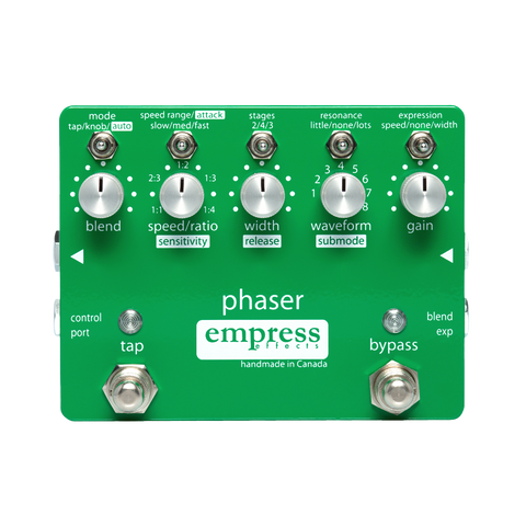 good phaser pedals Phaser – Empress Effects Inc