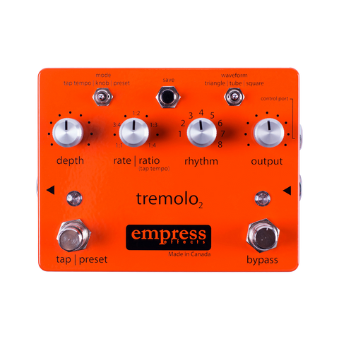 tremolo expression pedal Tremolo2 – Empress Effects Inc