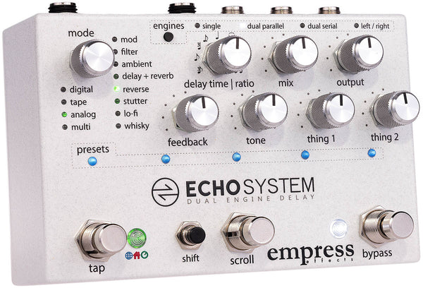multi delay pedal Echosystem