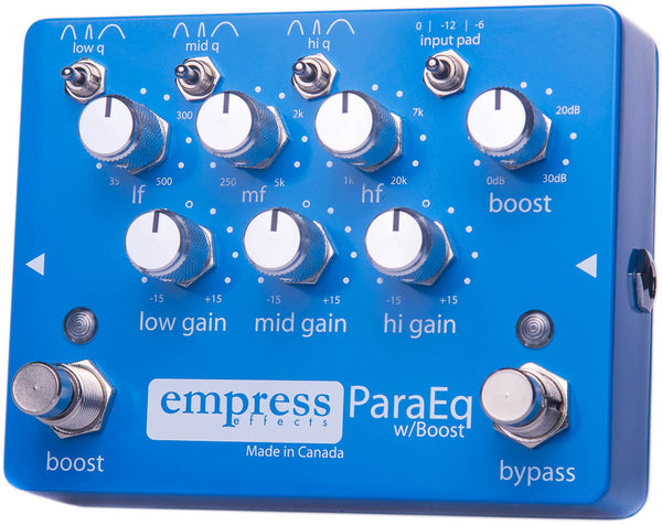 parametric eq pedal for guitar ParaEq – Empress Effects Inc