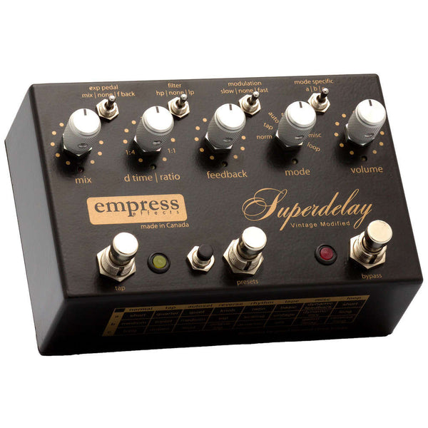 Empress Effects Tape Delay 美品 Support - Vintage Modified Superdelay – Empress Effects Inc.