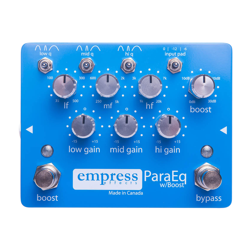 ギター Empress ParaEq w/Boost ParaEq – Empress Effects Inc.