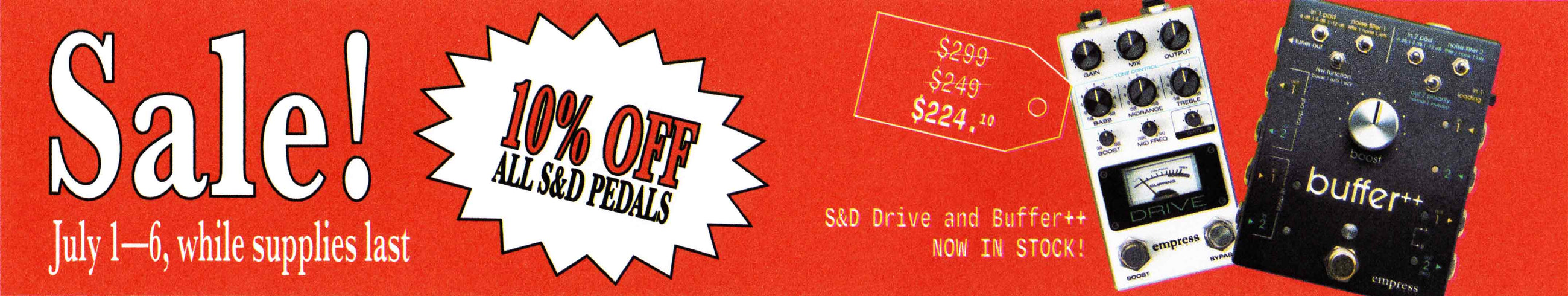 Sale banner